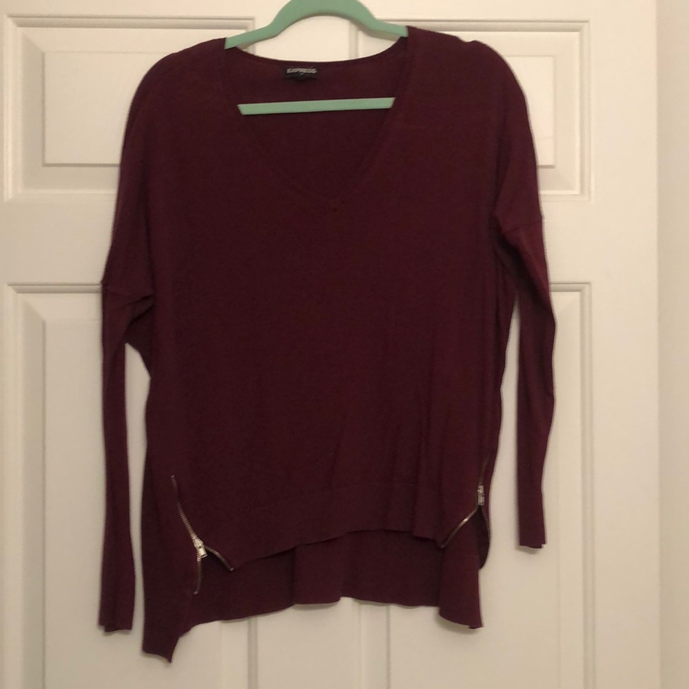 Maroon express sweater